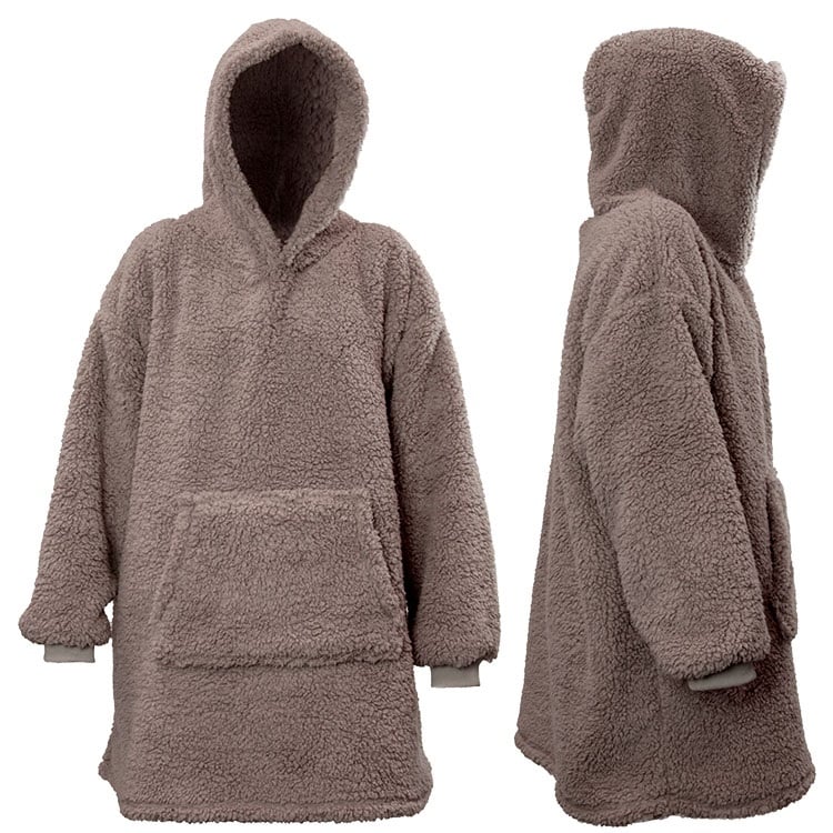 Unique Living - Hoodie Teddy - 70x50x87cm - Taupe