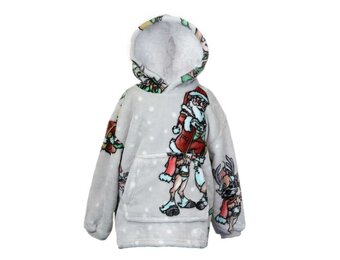 Unique Living - Hoodie Xmas Natale - 43x47cm - Grijs