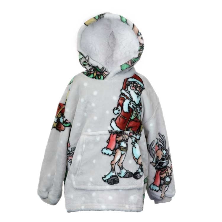 Unique Living - Hoodie Xmas Natale - 43x47cm - Grijs