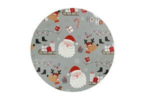 Unique Living - Placemat Present - Ø38cm - Grijs