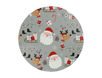 Unique Living - Placemat Present - Ø38cm - Grijs