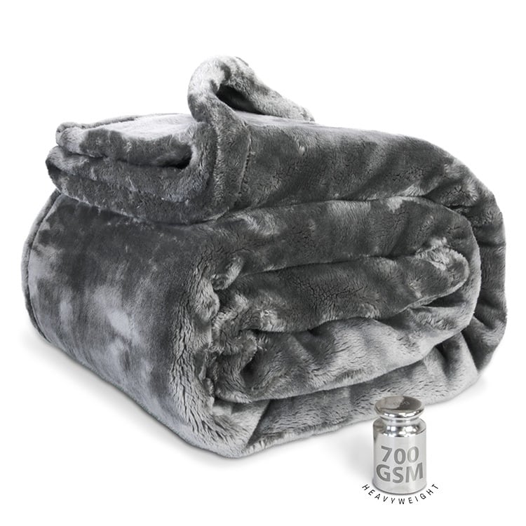 Unique Living - Plaid Silke - 150x200cm - Grijs