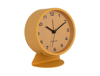 Karlsson - Wekker Cool Retro - Mango yellow