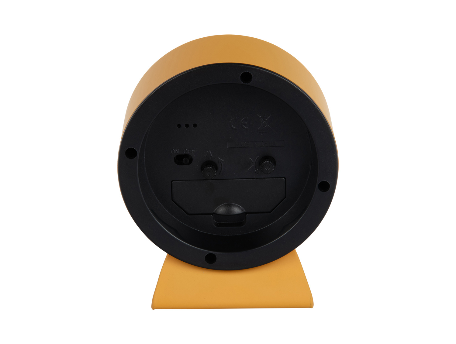 Karlsson - Wekker Cool Retro - Mango yellow