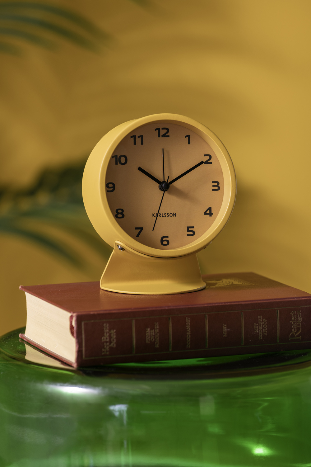 Karlsson - Wekker Cool Retro - Mango yellow