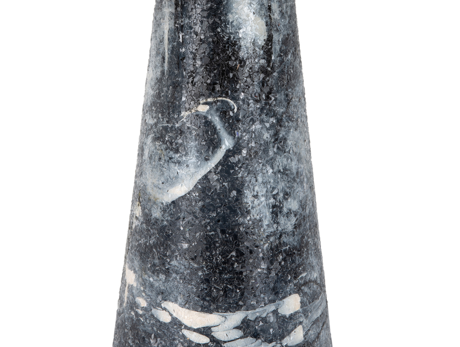 Leitmotiv - Bijzettafel Mosaic Marble High - Zwart