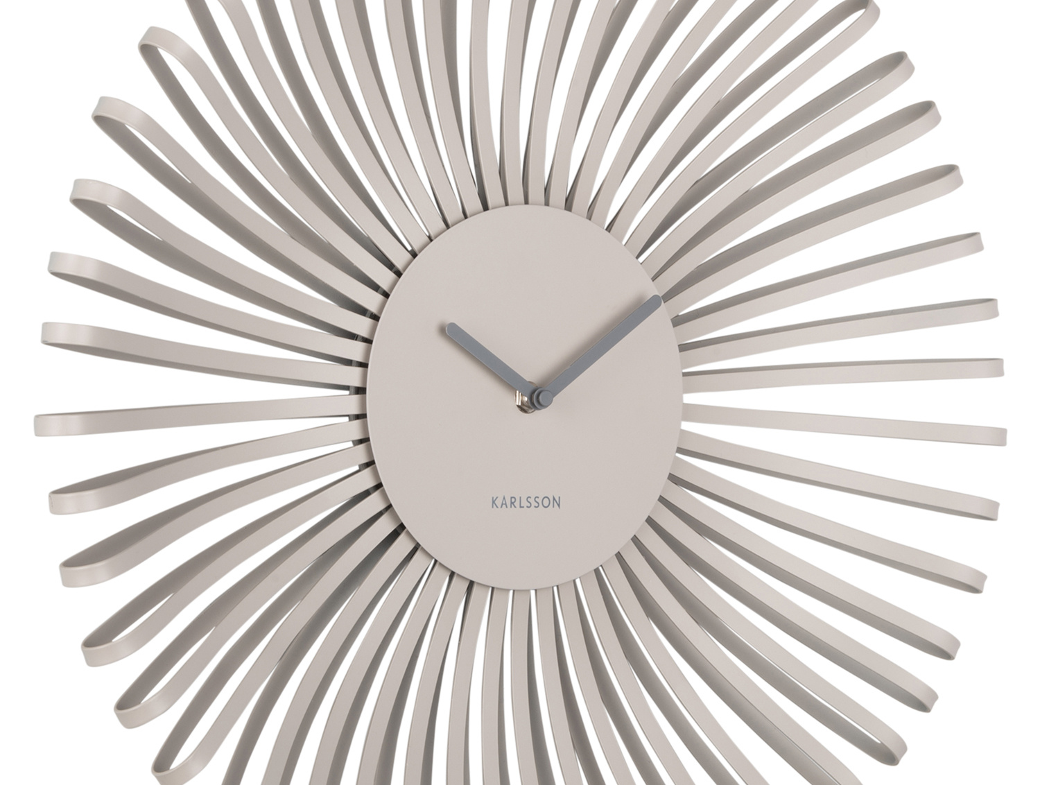 Karlsson - Wandklok Polo - Warmgrijs- Ø48cm