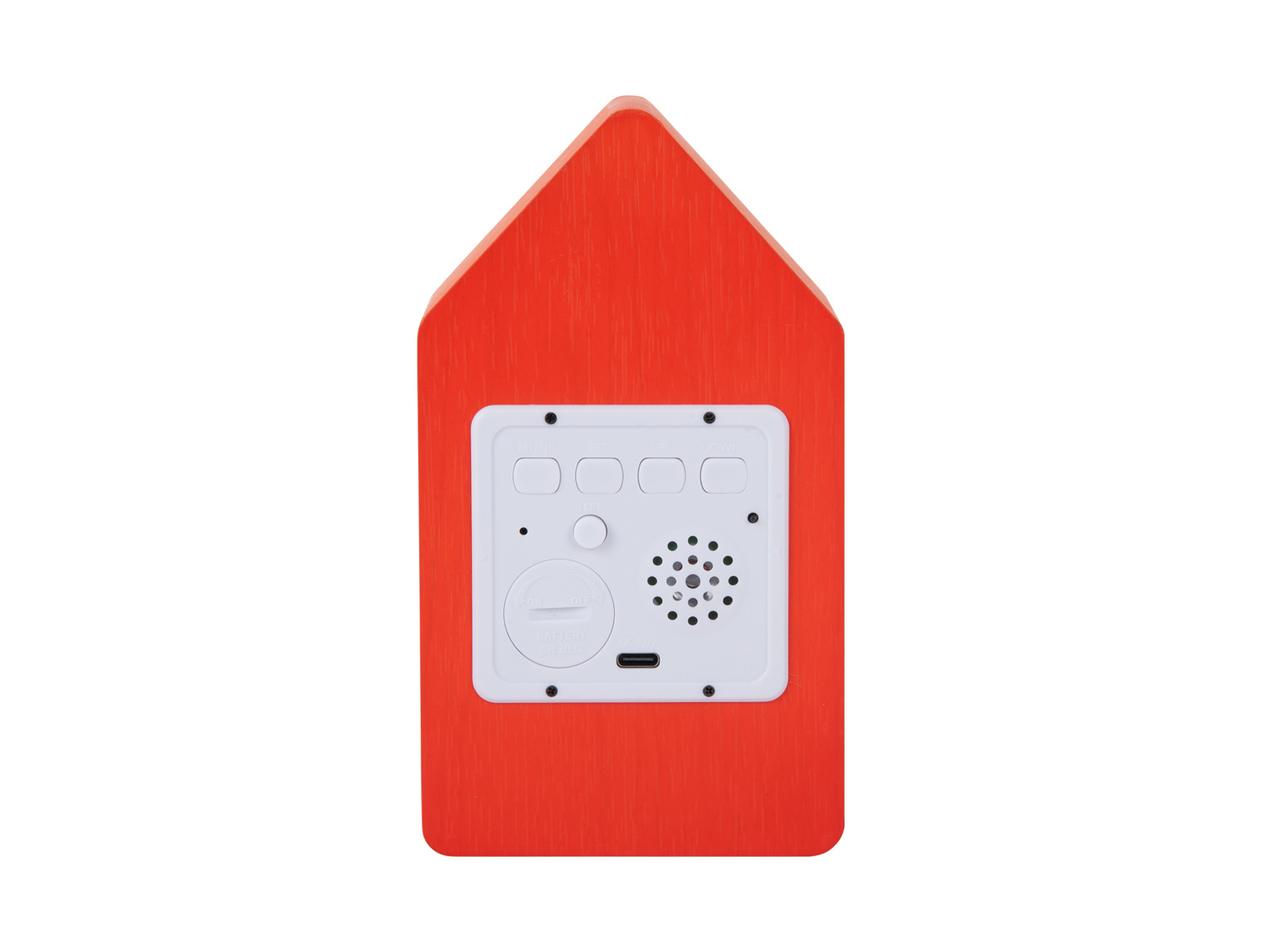 Karlsson - Wekker Cuckoo LED - Brilliant orange