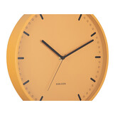 Karlsson - Wandklok Cool Retro - Mango yellow- Ø30cm