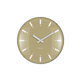 Karlsson - Wandklok Realista Dome - Olijfgroen- Ø35cm
