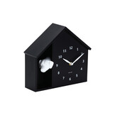 Karlsson - Wandklok Peeking Doggy - Zwart- Ø24,9cm