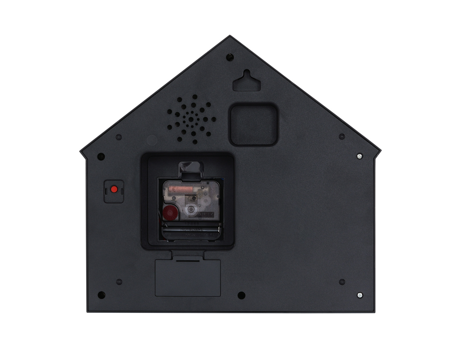 Karlsson - Wandklok Peeking Doggy - Zwart- Ø24,9cm