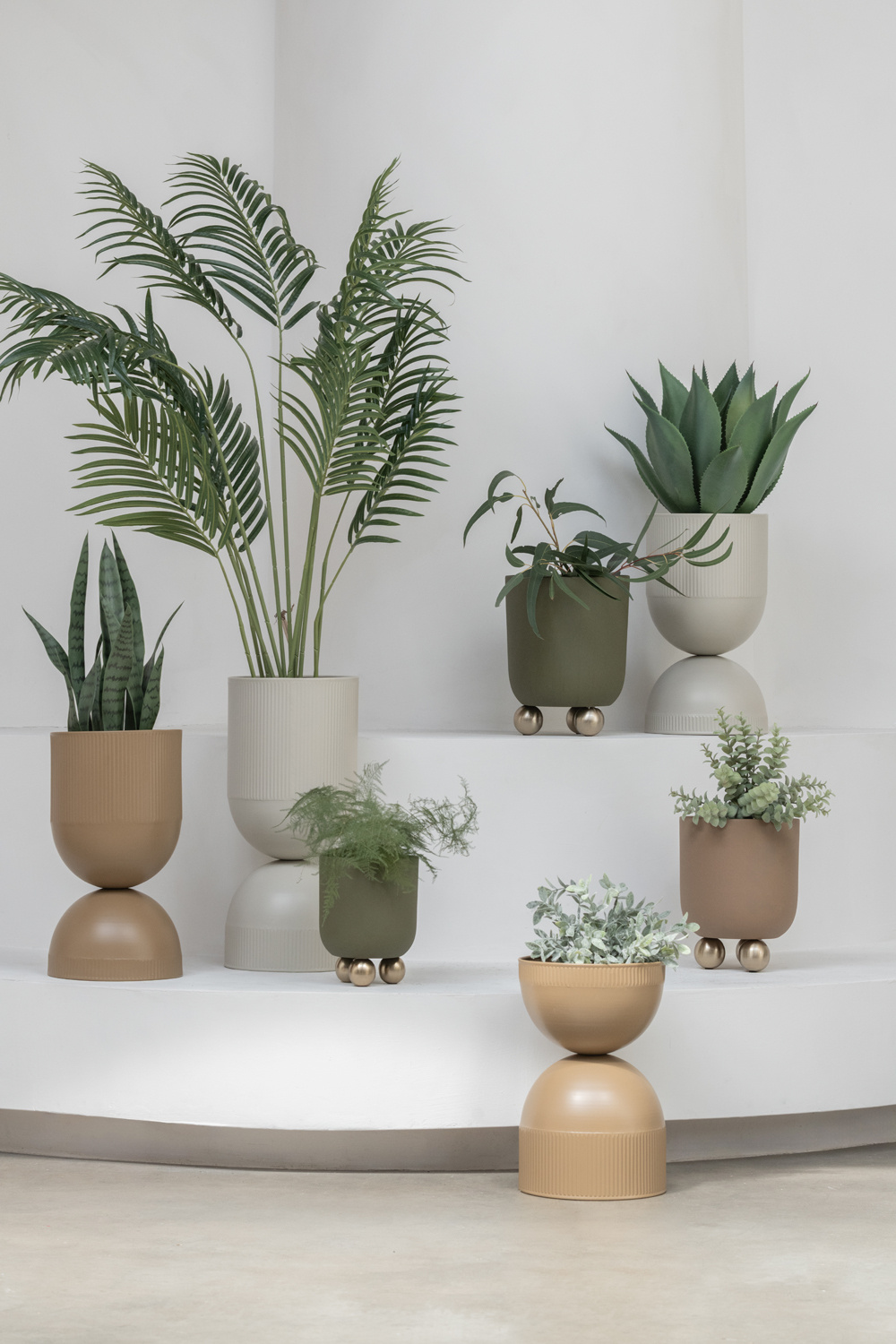 Present Time - Bloempot Estilo Small - Luxury green