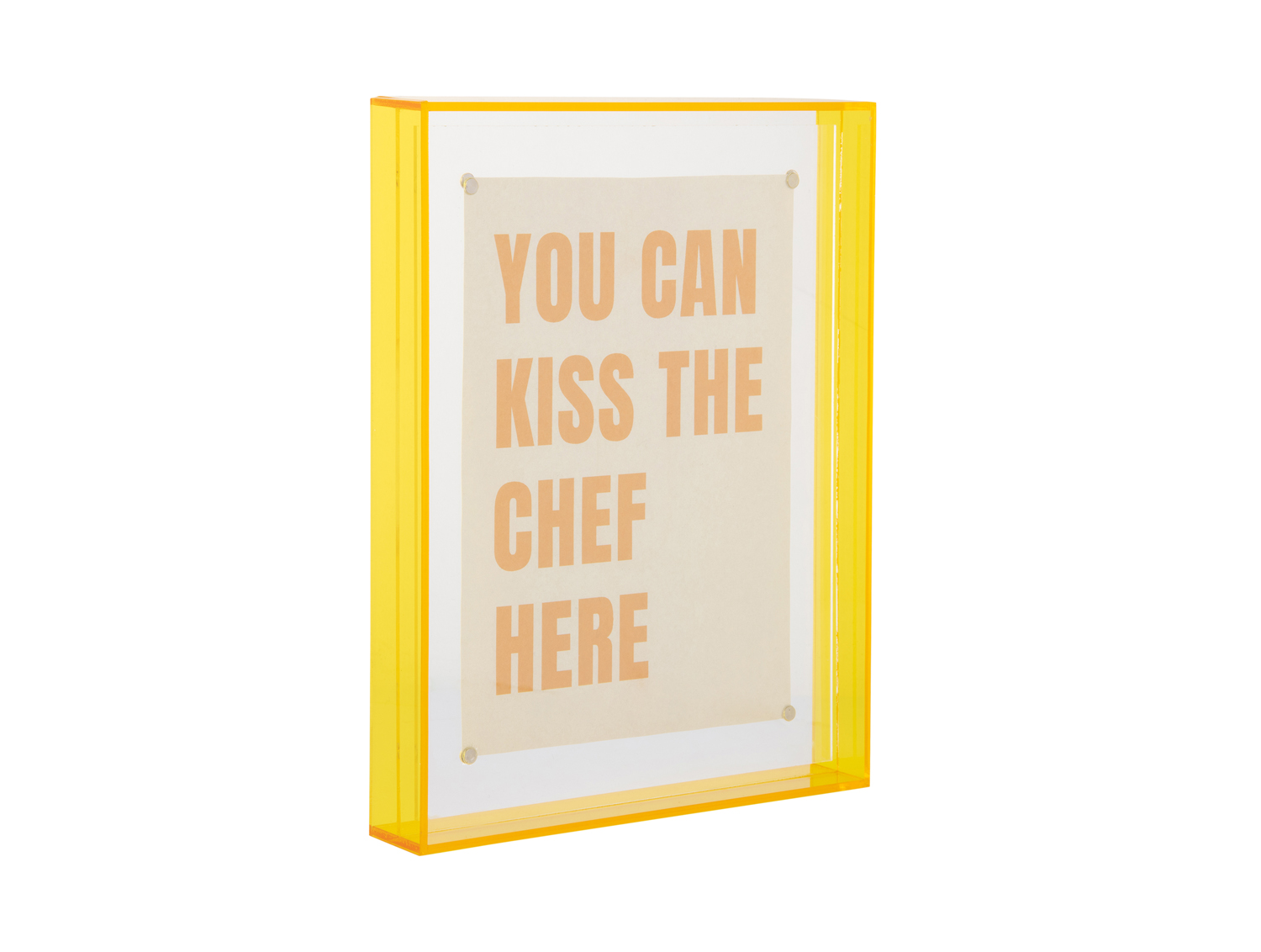 Present Time - Photo Frame Gayo Large Acrylic - Heldergeel