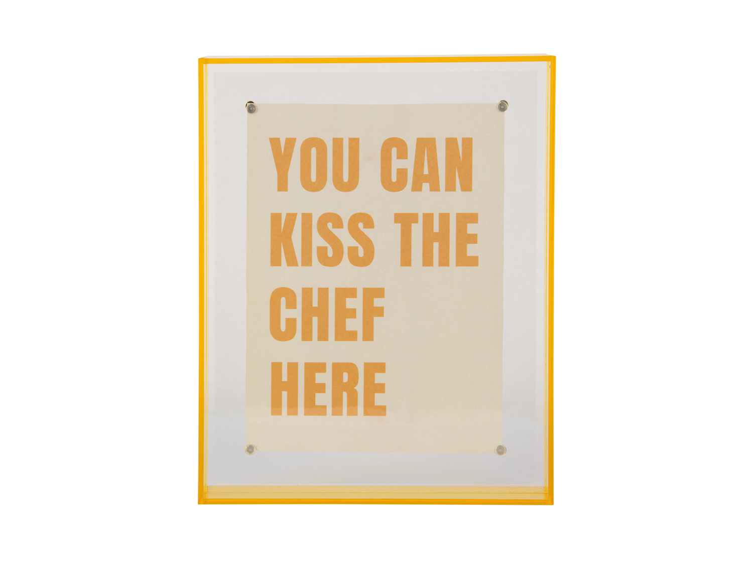 Present Time - Photo Frame Gayo Large Acrylic - Heldergeel