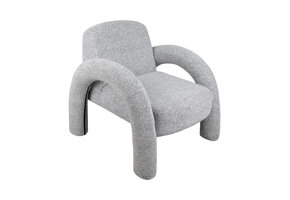 Leitmotiv - Fauteuil Brazo Melange - Grijs