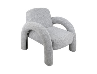 Leitmotiv - Fauteuil Brazo Melange - Grijs