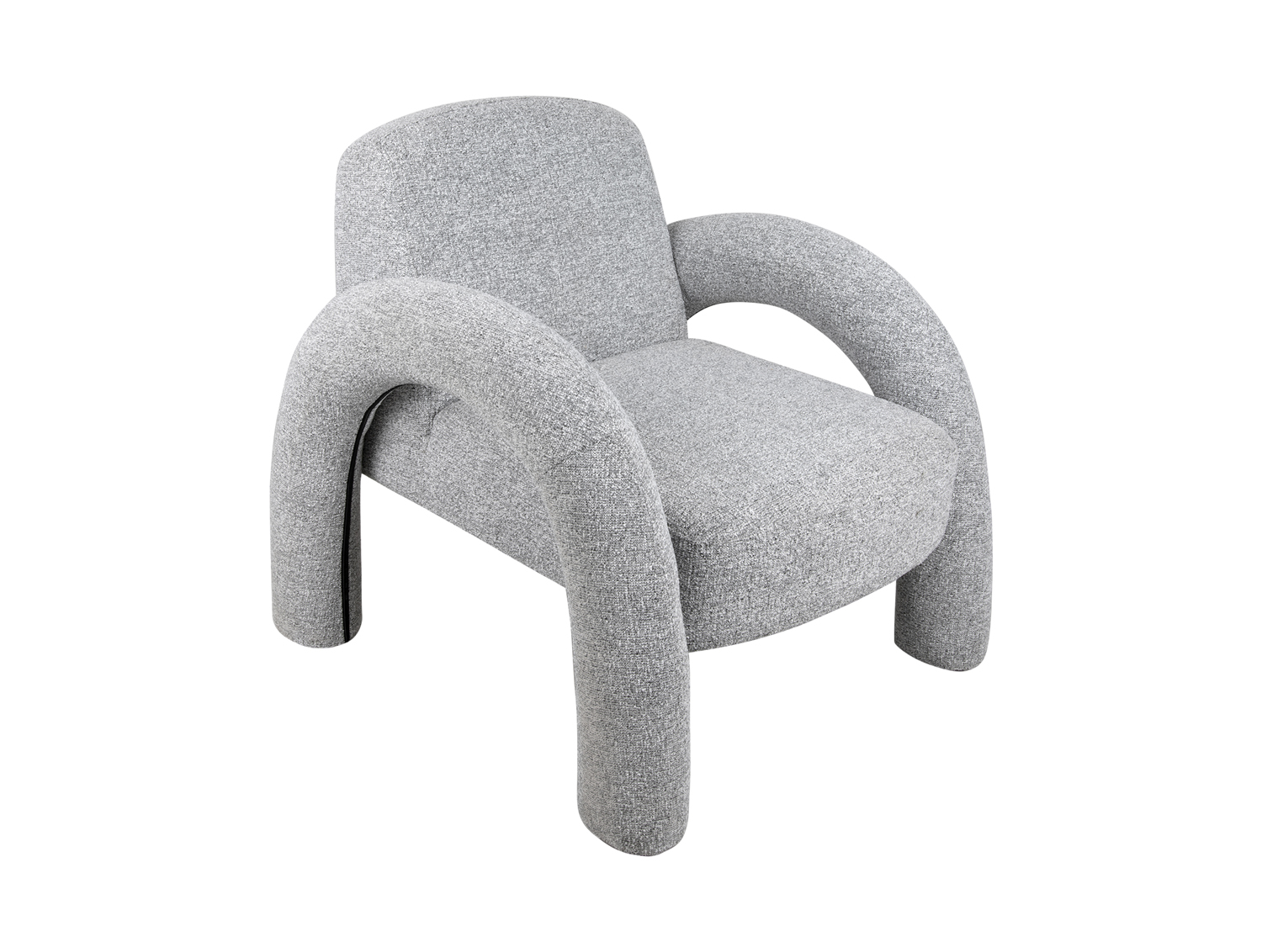Leitmotiv - Fauteuil Brazo Melange - Grijs