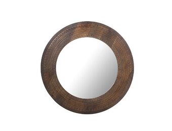 Starfurn - Spiegel Nola - Bruin - 2,5x75x75 cm