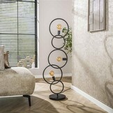 Hoyz Collection - Vloerlamp Loop 3-lichts - Artic Zwart