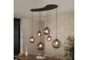 Hoyz Collection - Hanglamp Stellar Black 6-lichts - Artic Zwart