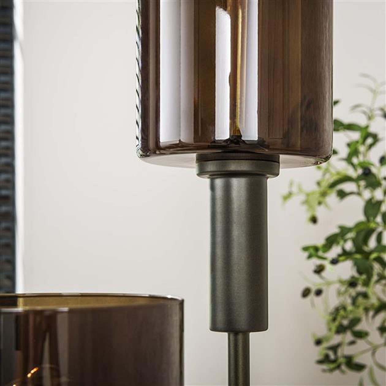 Hoyz Collection - Vloerlamp Sepiora Getrapt 3-lichts - Sienna Brown