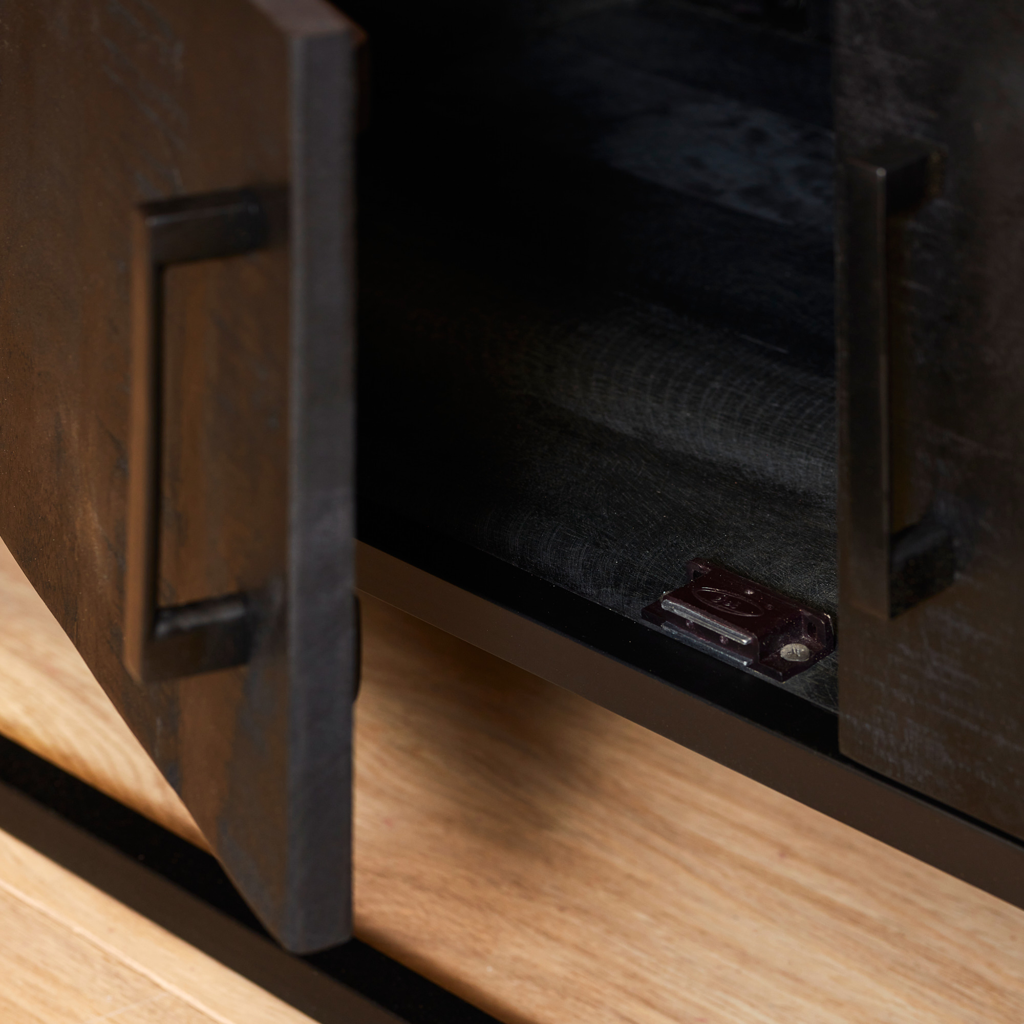 Starfurn - Tv meubel Denver - Zwart - 45x240x50 cm