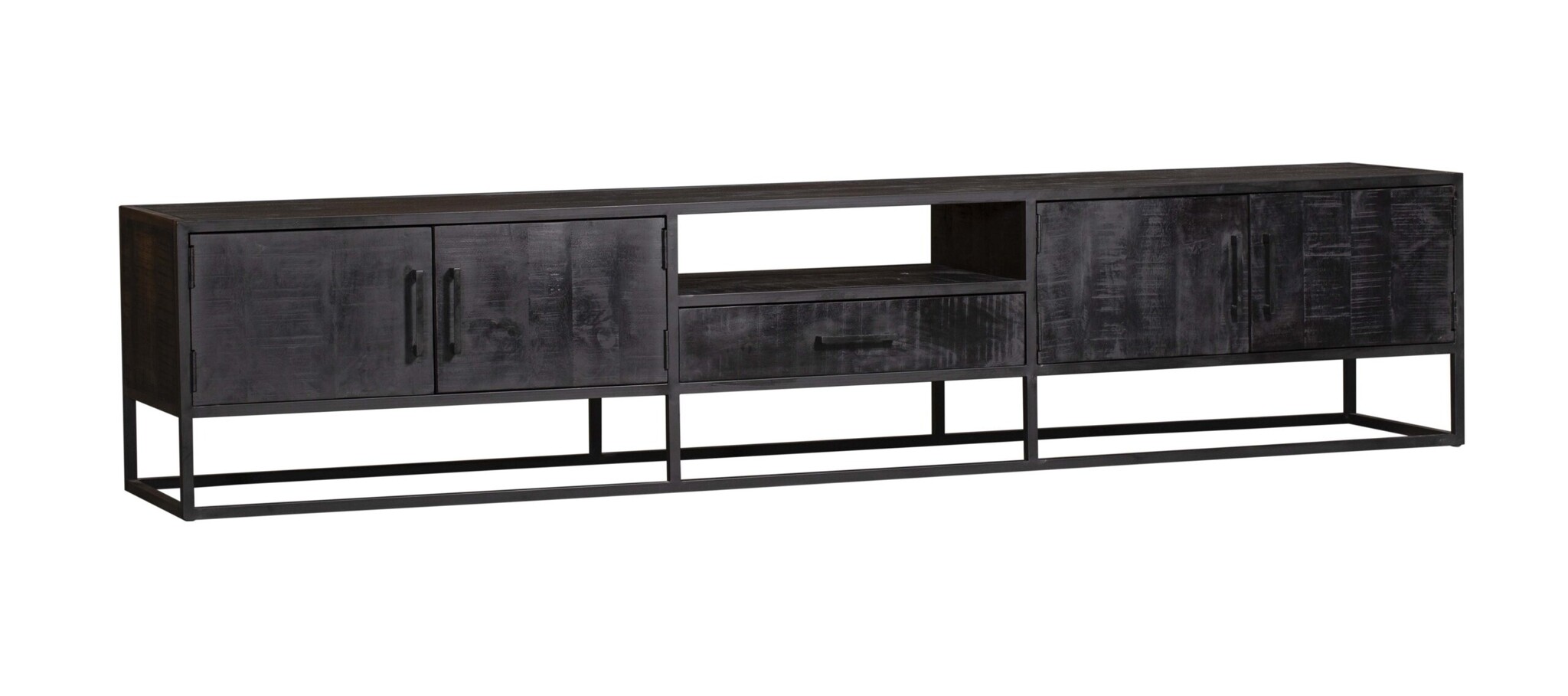 Starfurn - Tv meubel Denver - Zwart - 45x240x50 cm