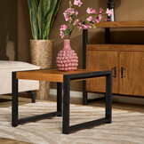 Starfurn - Bijzettafel Boaz - Bruin - 60x60x45 cm