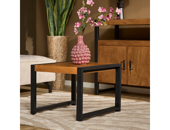 Starfurn - Bijzettafel Boaz - Bruin - 60x60x45 cm