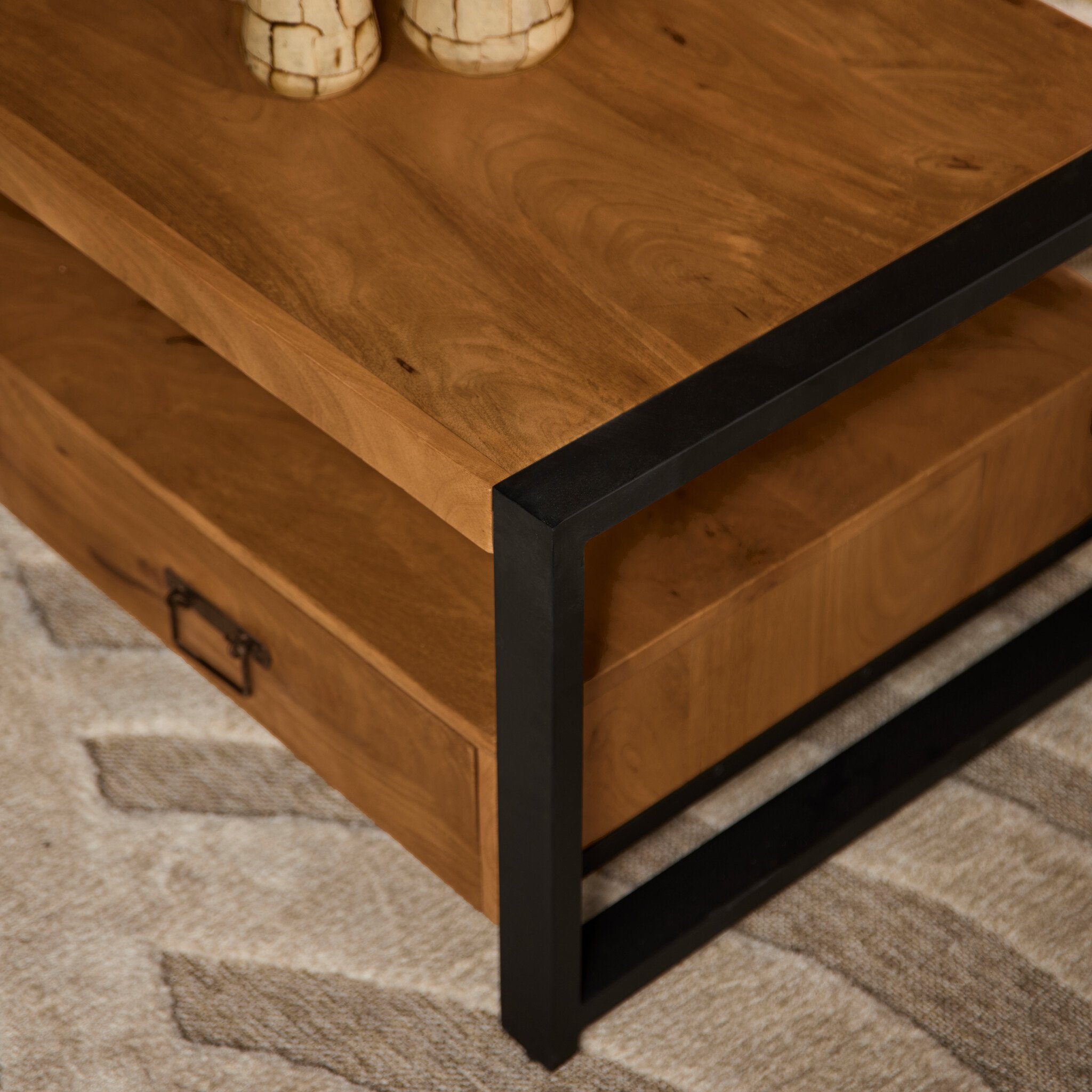 Starfurn - Salontafel Boaz - Bruin - 60x120x45 cm