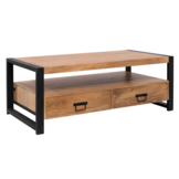 Starfurn - Salontafel Boaz - Bruin - 60x120x45 cm