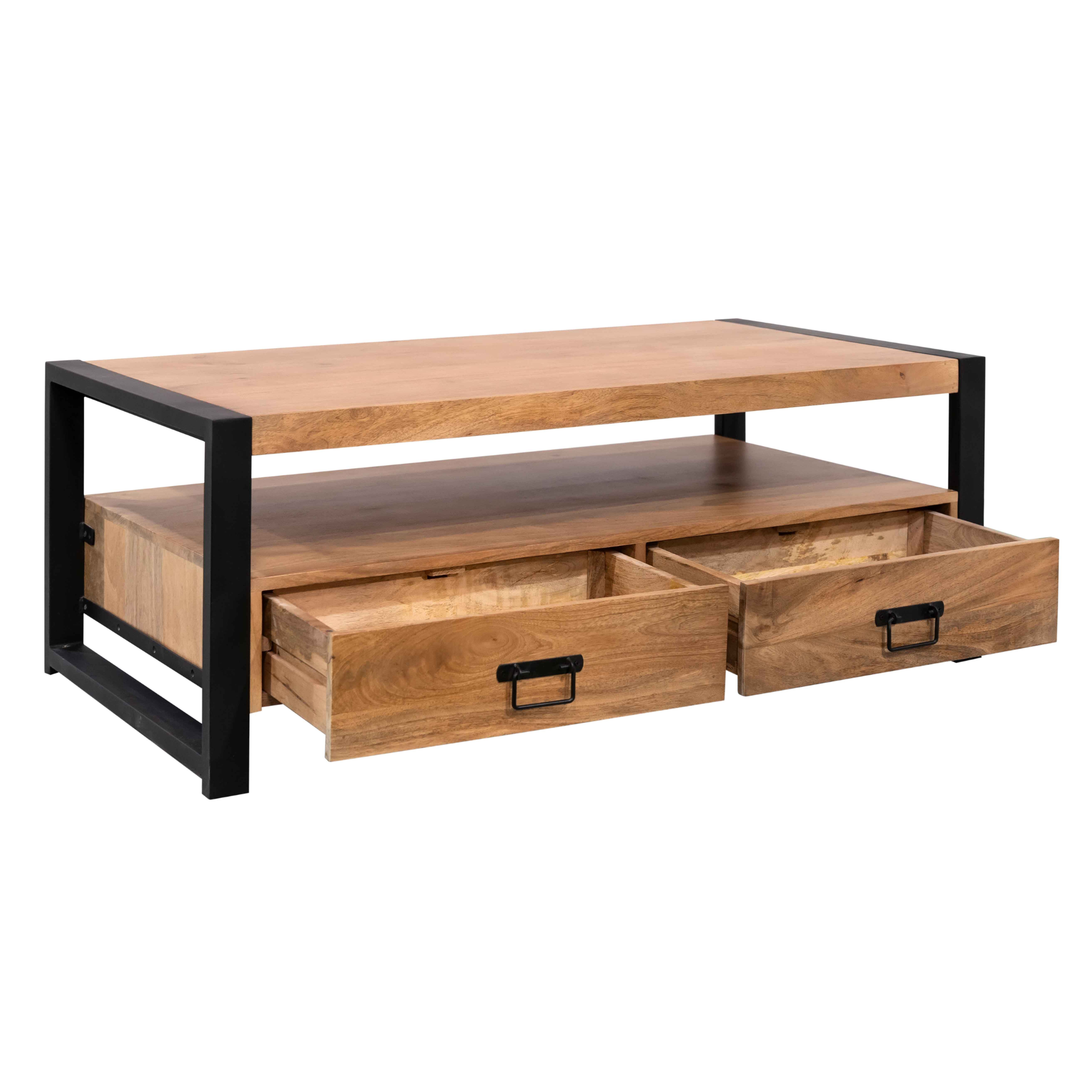 Starfurn - Salontafel Boaz - Bruin - 60x120x45 cm