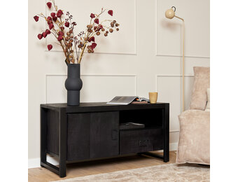 Starfurn - Tv meubel Boaz - Zwart - 45x100x55 cm