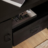 Starfurn - Tv meubel Boaz - Zwart - 45x100x55 cm