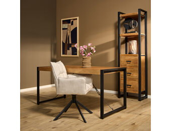 Starfurn - Eettafel Boaz - Bruin - 80x140x75 cm