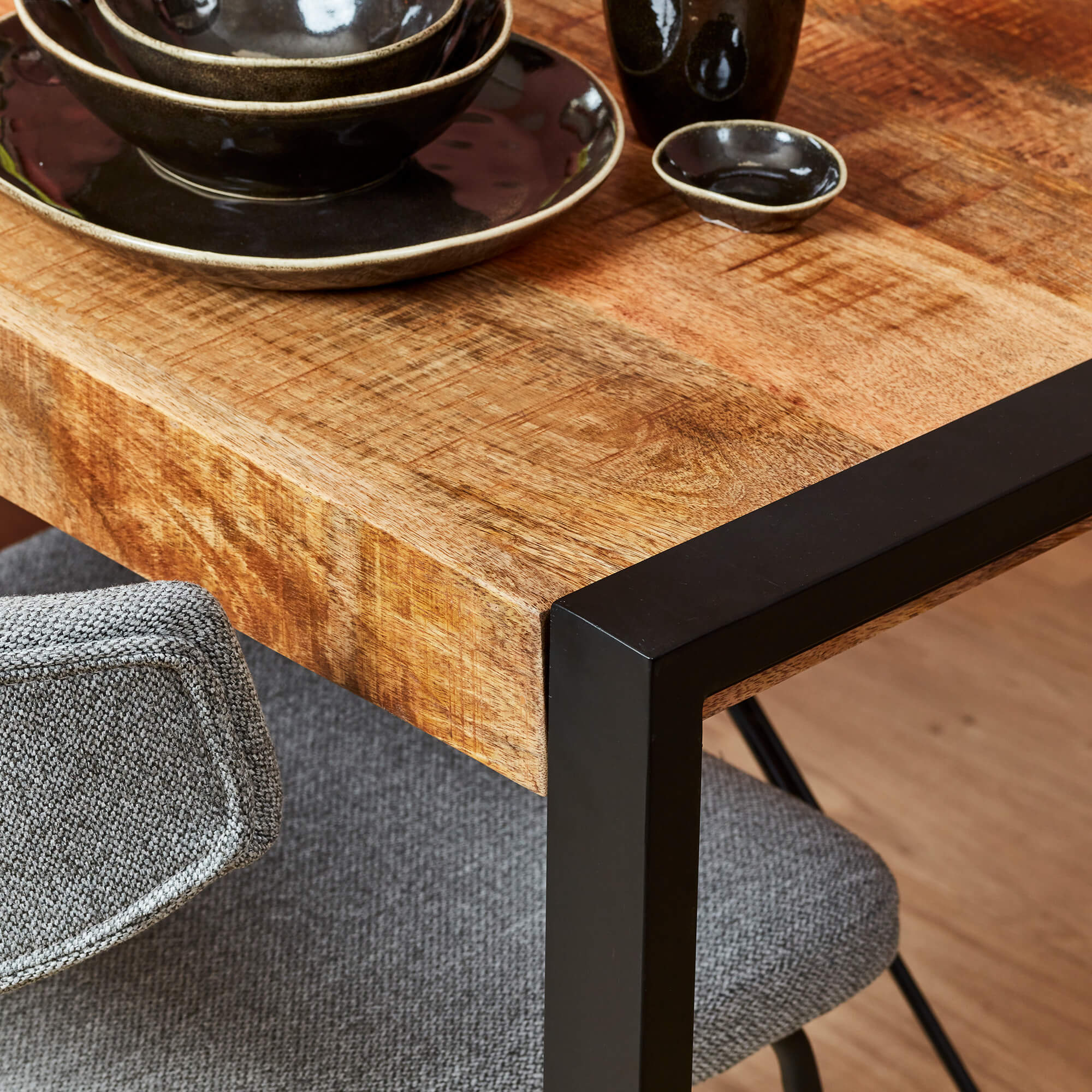 Starfurn - Eettafel Boaz - Bruin - 80x140x75 cm