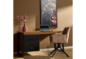 Starfurn - Bureau Boaz - Bruin - 58x145x74 cm