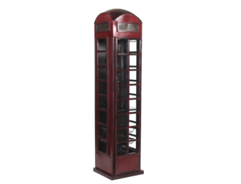 Starfurn - Wijnkast  - Rood - 38x41x175 cm