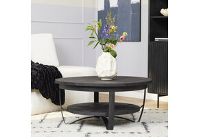 Starfurn - Salontafel Paras - Zwart - 90x90x40 cm