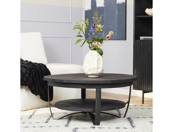 Starfurn - Salontafel Paras - Zwart - 90x90x40 cm