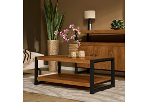 Starfurn - Salontafel Boaz - Bruin - 60x110x45 cm