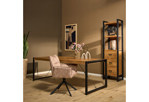 Starfurn - Eettafel Boaz - Bruin - 90x220x76 cm