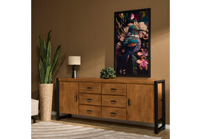 Starfurn - Dressoir Boaz - Bruin - 40x200x80 cm