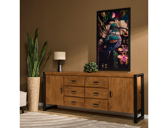 Starfurn - Dressoir Boaz - Bruin - 40x200x80 cm