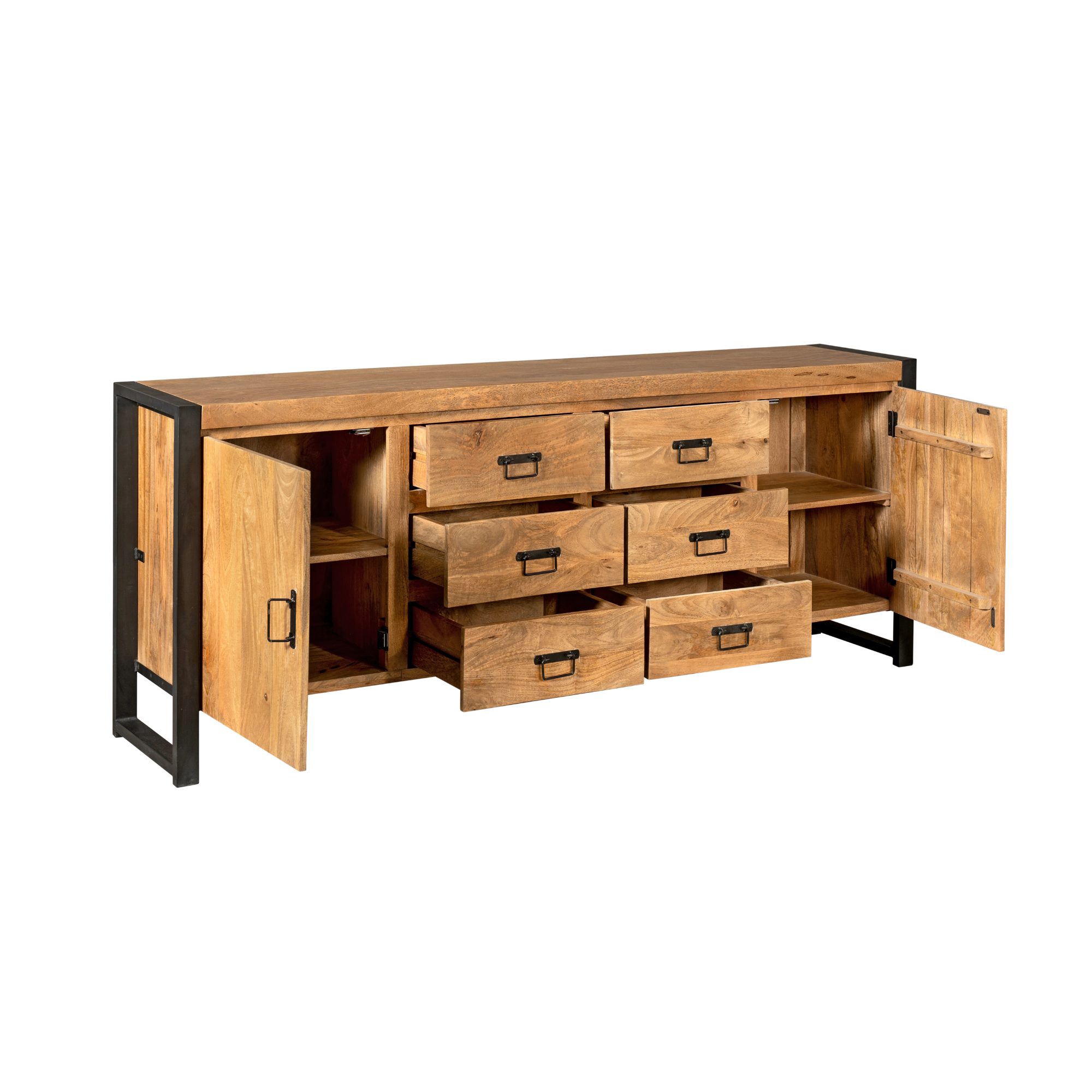 Starfurn - Dressoir Boaz - Bruin - 40x200x80 cm