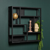 Starfurn - Wandrek New York - Zwart - 15x75x75 cm