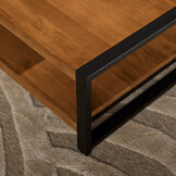 Starfurn - Salontafel Boaz - Bruin - 80x80x40 cm