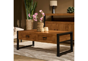 Starfurn - Salontafel Boaz - Bruin - 60x120x45 cm