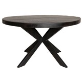 Starfurn - Eettafel Denver - Zwart - 130x130x76 cm